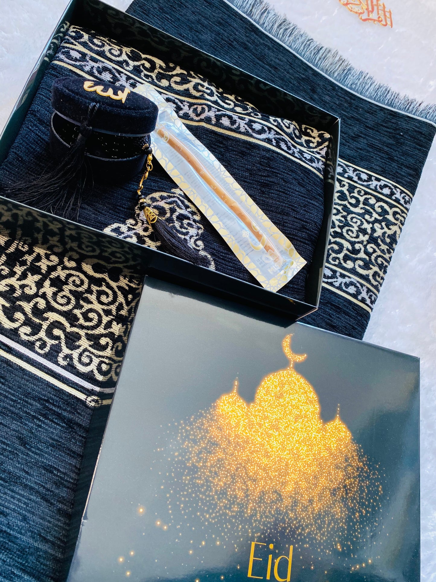 Kaba Design Prayer Mat Ramadan Gift Set